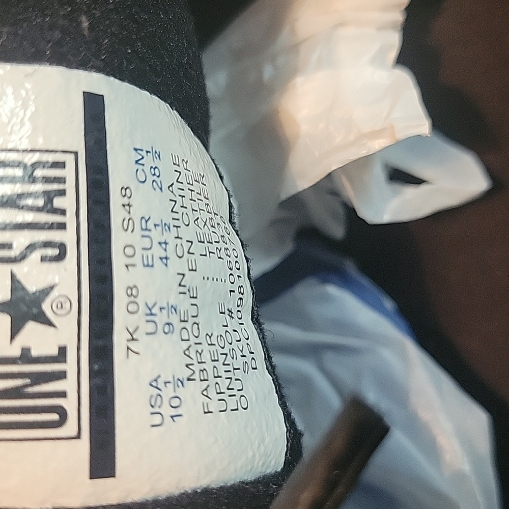 CONVERSE MENS SIZE 10.5 - Picture 5 of 14